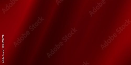 Dark red gradient background. Abstract smooth hot color gradation wallpaper. Vibrant intense blurred backdrop for banner, poster, leaflet, brochure, booklet. Fiery red orange overlay. Vector