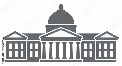 Anvil and hammer black silhouette icon for blacksmith and metalwork