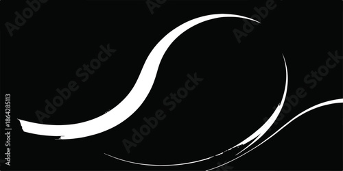 Black and white vector illustration of an elephant, cat, and horse under a dark night sky