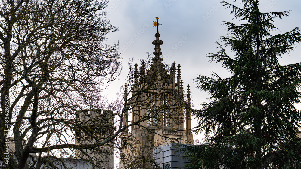 Naklejka premium Beautiful architecture of Cambridge