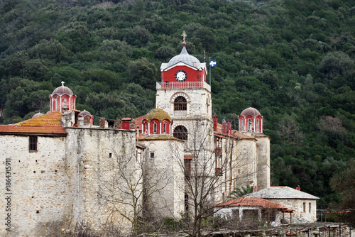 Holy Orthodox Monastery of Esphigmenou on Mount Athos Greece