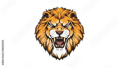 vector illustration of a tiger head