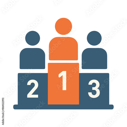 People Winners Podium Ranking Icon