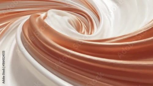 Abstract swirling cream and bronze textures for backgrounds and design
