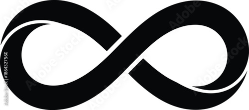 Infinite loop symbol Vector