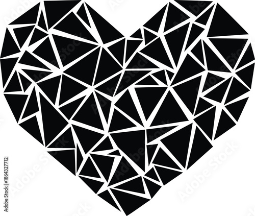 Abstract heart shape Vector