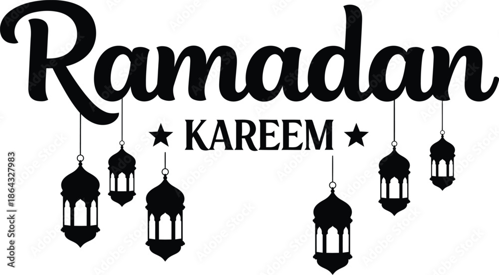 Fototapeta premium Ramadan kareem Vector