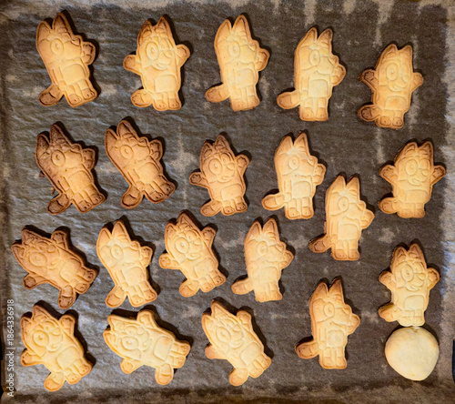 Baking shortbread cookies for Christmas