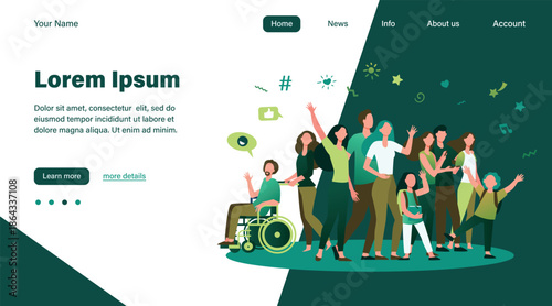 Vector illustration of a businessman with money representing business success and teamwork concept