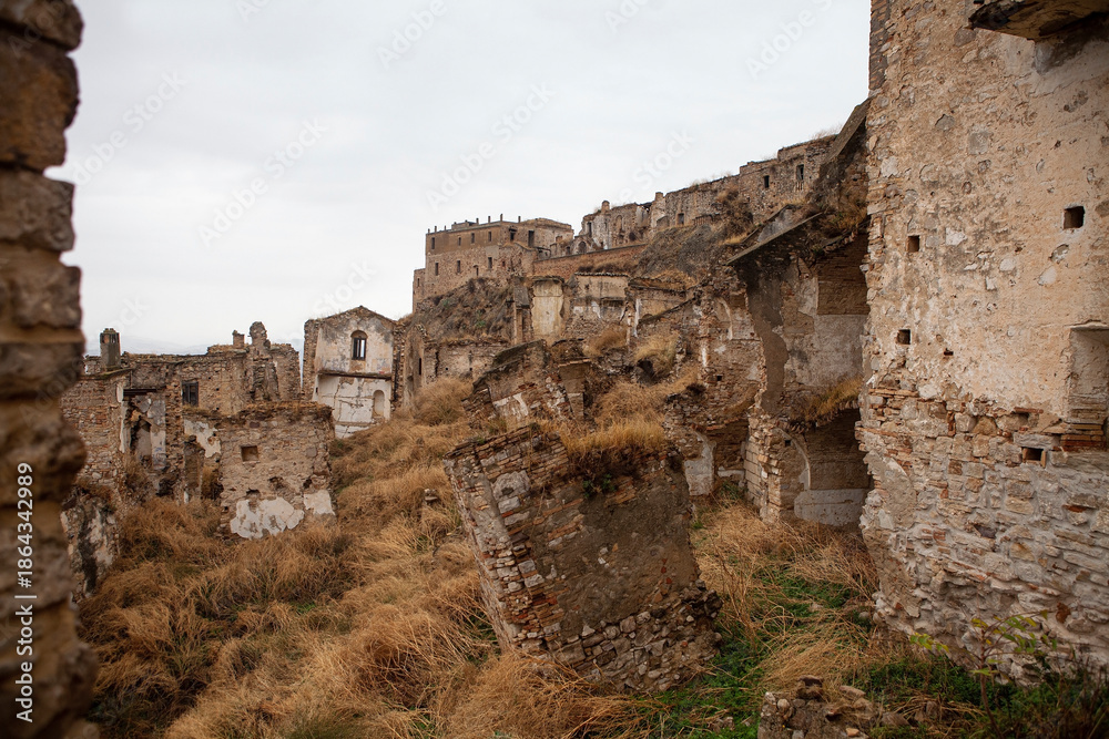 Fototapeta premium Craco is a famous 