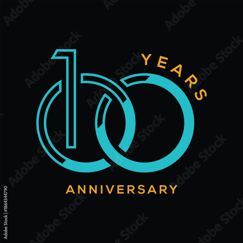 hundredth wedding anniversary logo design inspiration