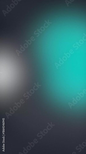 Vertical 9:16 dark minimalist background with soft teal and white light leaks for mobile UI, loopable.