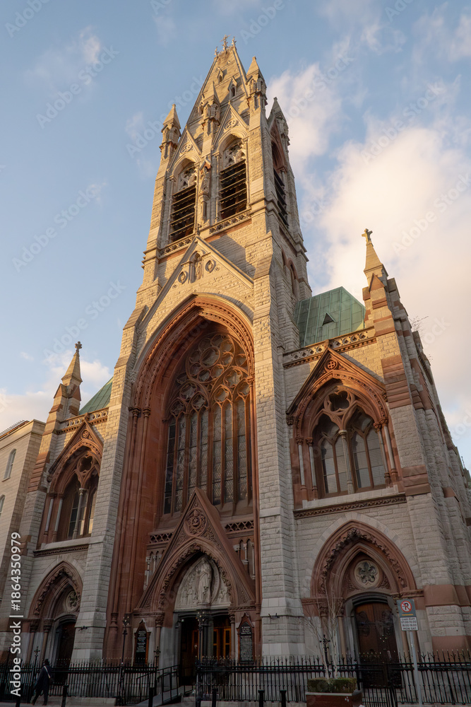 Fototapeta premium St. Patricks Cathedral in Dublin, Ireland, a historic architectural landmark.