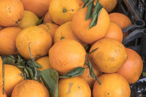 Frische Orangen auf dem Markt