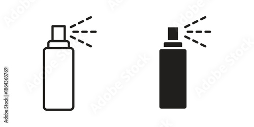 Bottle spray icons in trendy flat style. Icon design, logo, app, UI. Vector illustration