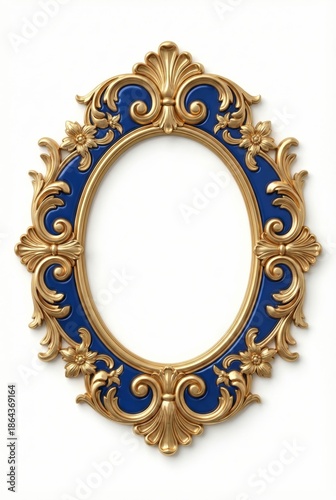 Sophisticated Baroque Frame for Wedding Invitations