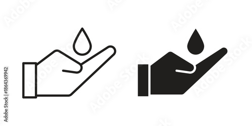 Dermatology tested icons in trendy flat style. Icon design, logo, app, UI. Vector illustration