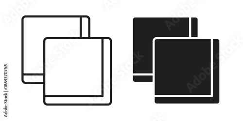 Handkerchief icons in trendy flat style. Icon design, logo, app, UI. Vector illustration