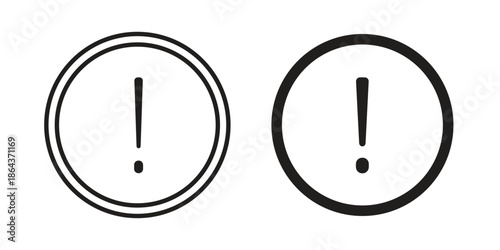 Information icons in trendy flat style. Icon design, logo, app, UI. Vector illustration