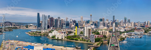 Photos Sydney Balmain Bridge to Anzac panorama