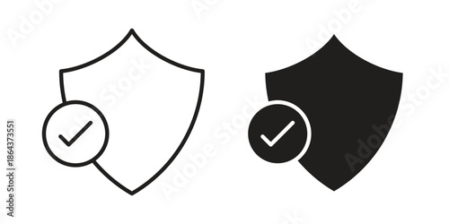 term protection icons in trendy flat style. Icon design, logo, app, UI. Vector illustration