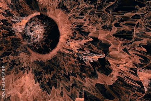 abstract fractal design background image