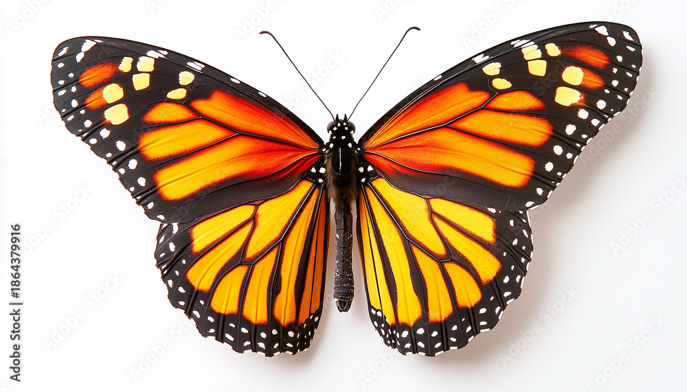 Fototapeta premium butterfly isolated on white background