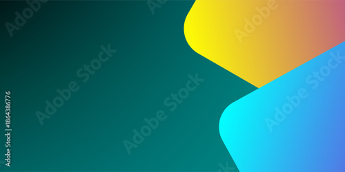 Modern abstract covers set, minimal geometric backgrounds, posters from multi-colored gradients