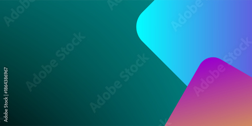 Modern abstract covers set, minimal geometric backgrounds, posters from multi-colored gradients