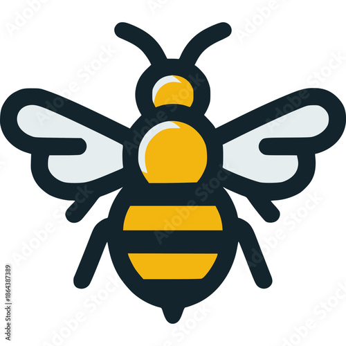 Bee Vector Icon