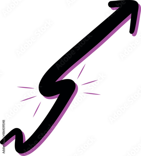 vector illustration of an arrow