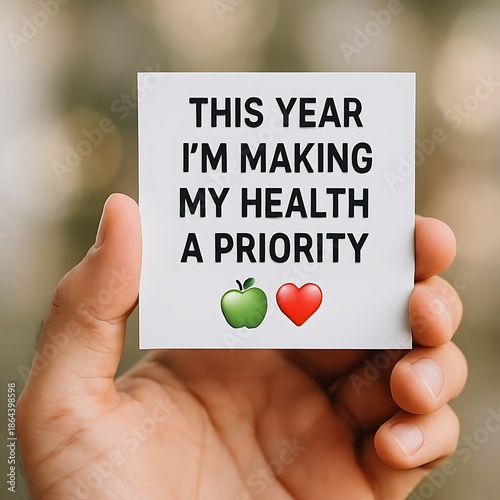 This Year I'm Making My Health a Priority: A Positive Resolution for a Healthier Lifestyle
