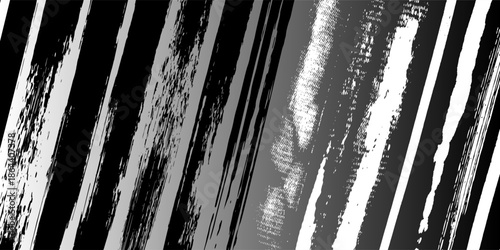 Collection of black paint brushstrokes, charcoal, liner and other strokes. Ink splashes, grunge blocks for text, banner, advertising