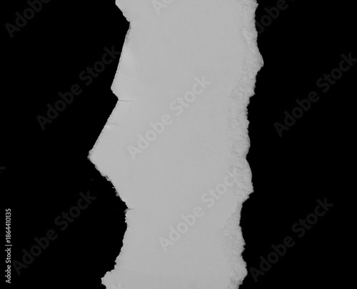 Wallpaper Mural torn ripped paper on black background. Torontodigital.ca