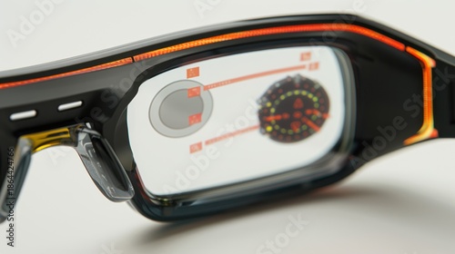 Smart Augmented Reality Glasses with Digital Dashboard Display
