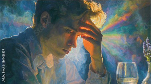 Headache, agony discomfort and migraine with effective treatment, stress relief, lifestyle adjustments for improved health and well-being, solution for symptom relief and comfor pulsating character