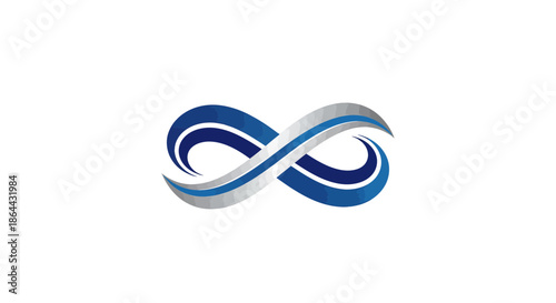 Abstract Infinity Symbol Design Represents Endless Possibilities And Innovation Concepts