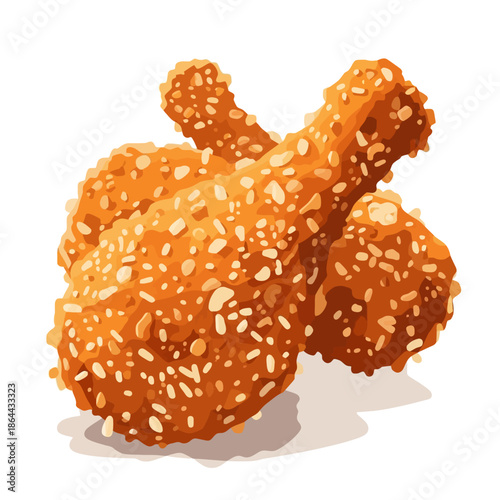 Fried Chicken Design Very Cool
