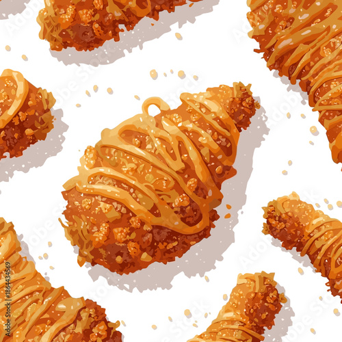 Fried Chicken Design Very Cool