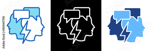 Work Conflict triplestyle icon