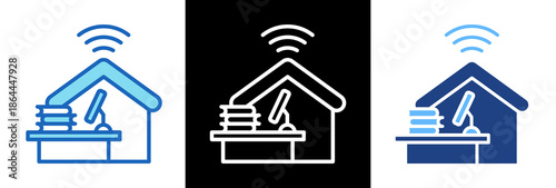 Remote Work triplestyle icon