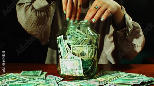 A lot of cash is put away in the savings pot