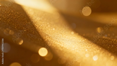 Golden Abstract Light Texture with Sparkling Bokeh and Luxury Background Feel