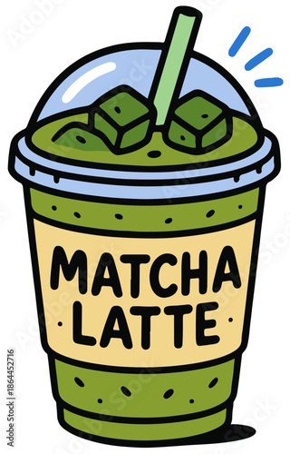 Cute Hand-Drawn Doodle Icon Set of Daily Essentials, Food, and Drinks