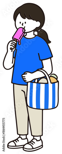 Daily Life Character Illustrations