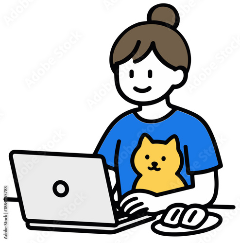 Daily Life Character Illustrations