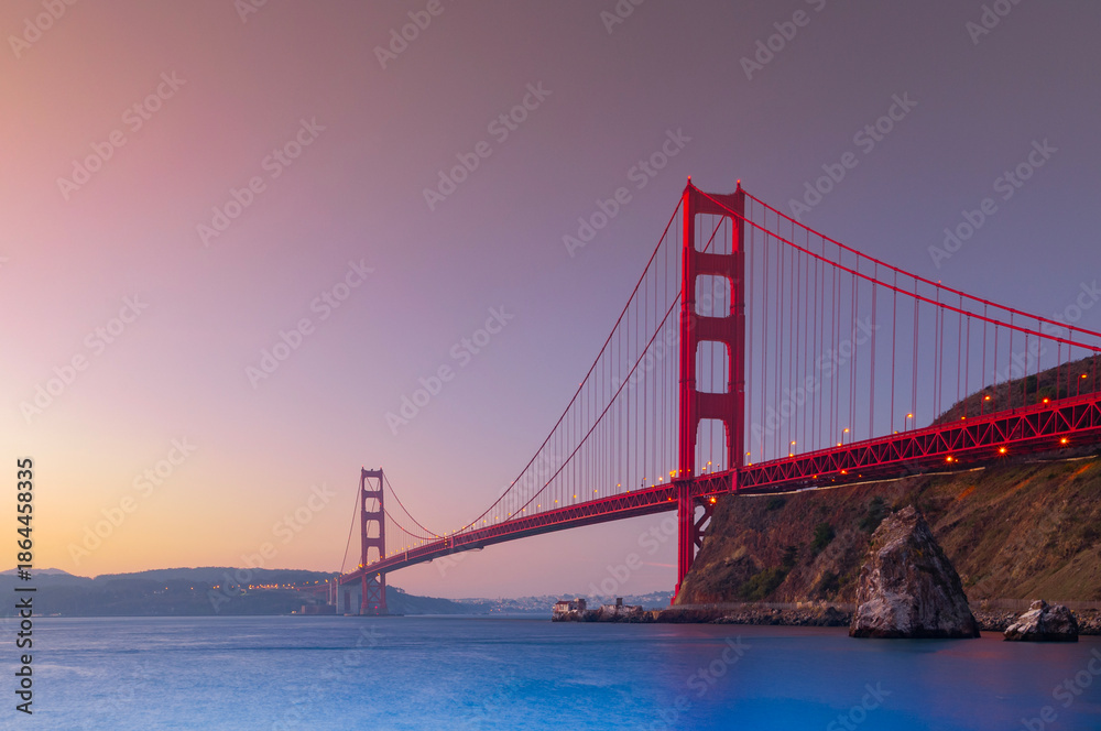 Obraz premium Golden Gate Bridge, San Francisco, California, USA