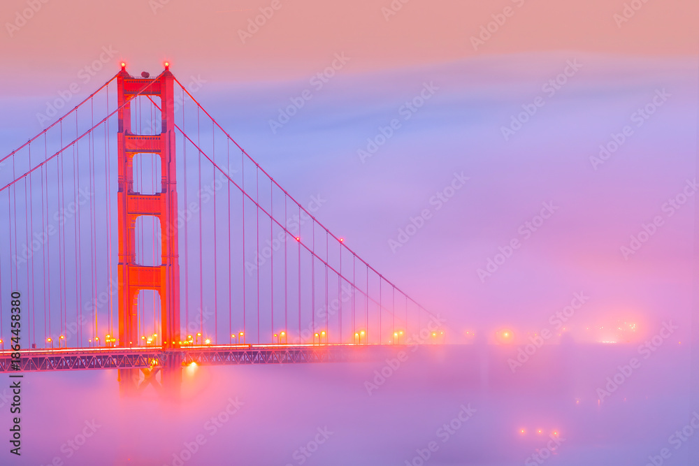 Obraz premium Golden Gate Bridge, San Francisco, California, USA