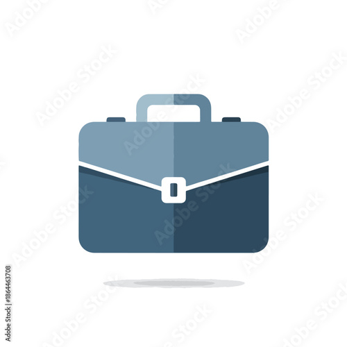 Professional business briefcase icon representing work and corporate success