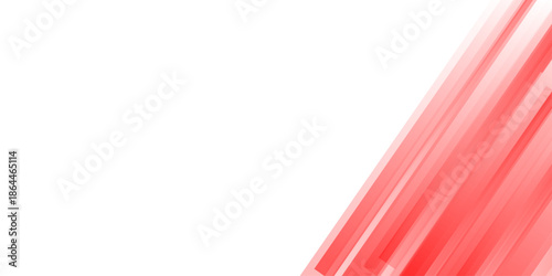 Abstract red lines background, modern red background banner design. Dark blue background for business. Vector illustration. White transparent material shapes in random geometric pattern. 